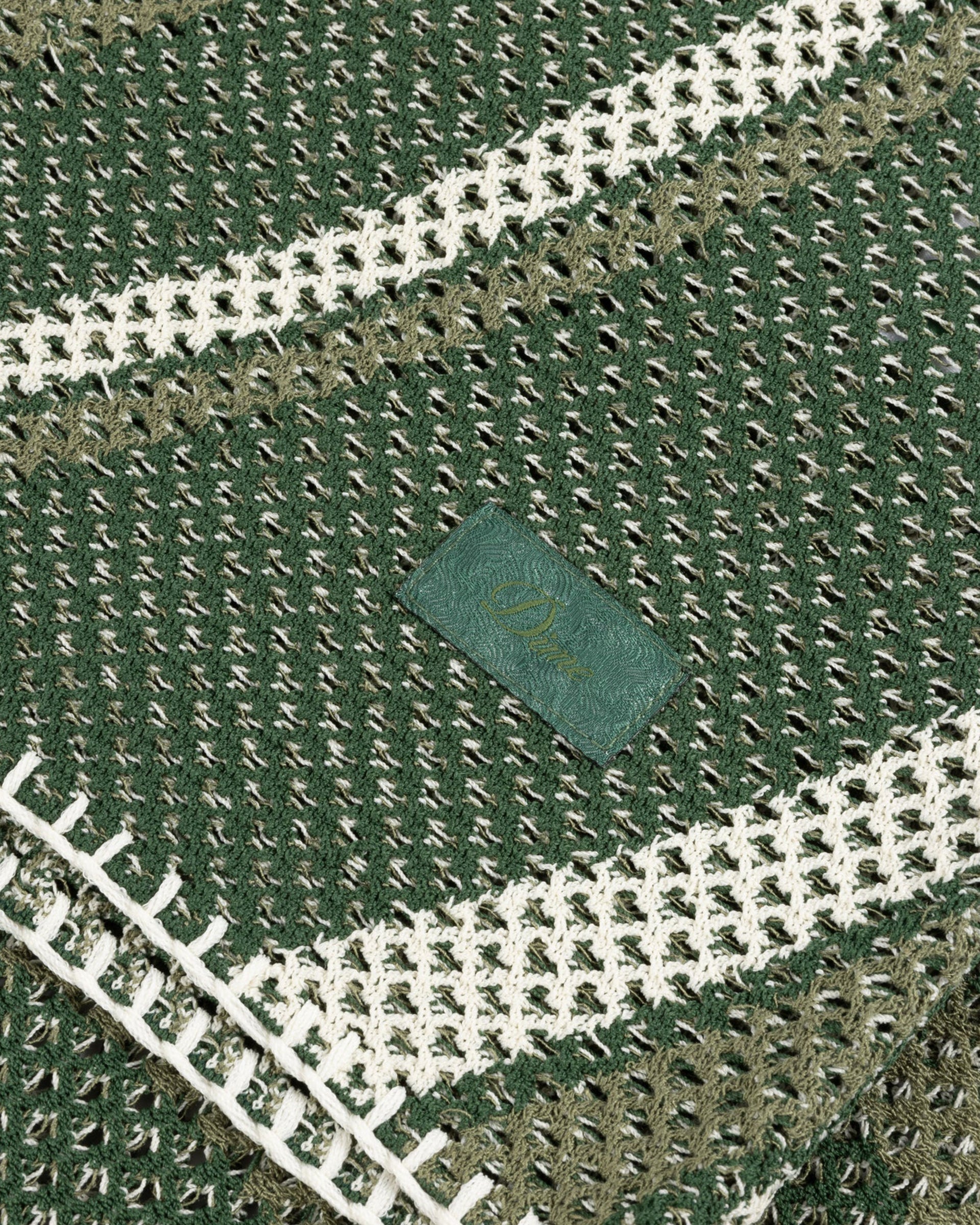 Dime MTL Soleil Button Up Knit Shirt - Green