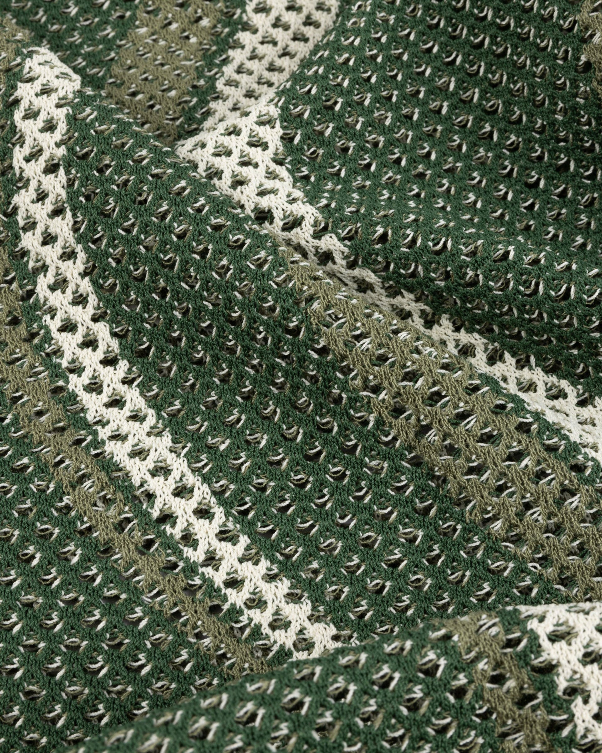 Dime MTL Soleil Button Up Knit Shirt - Green