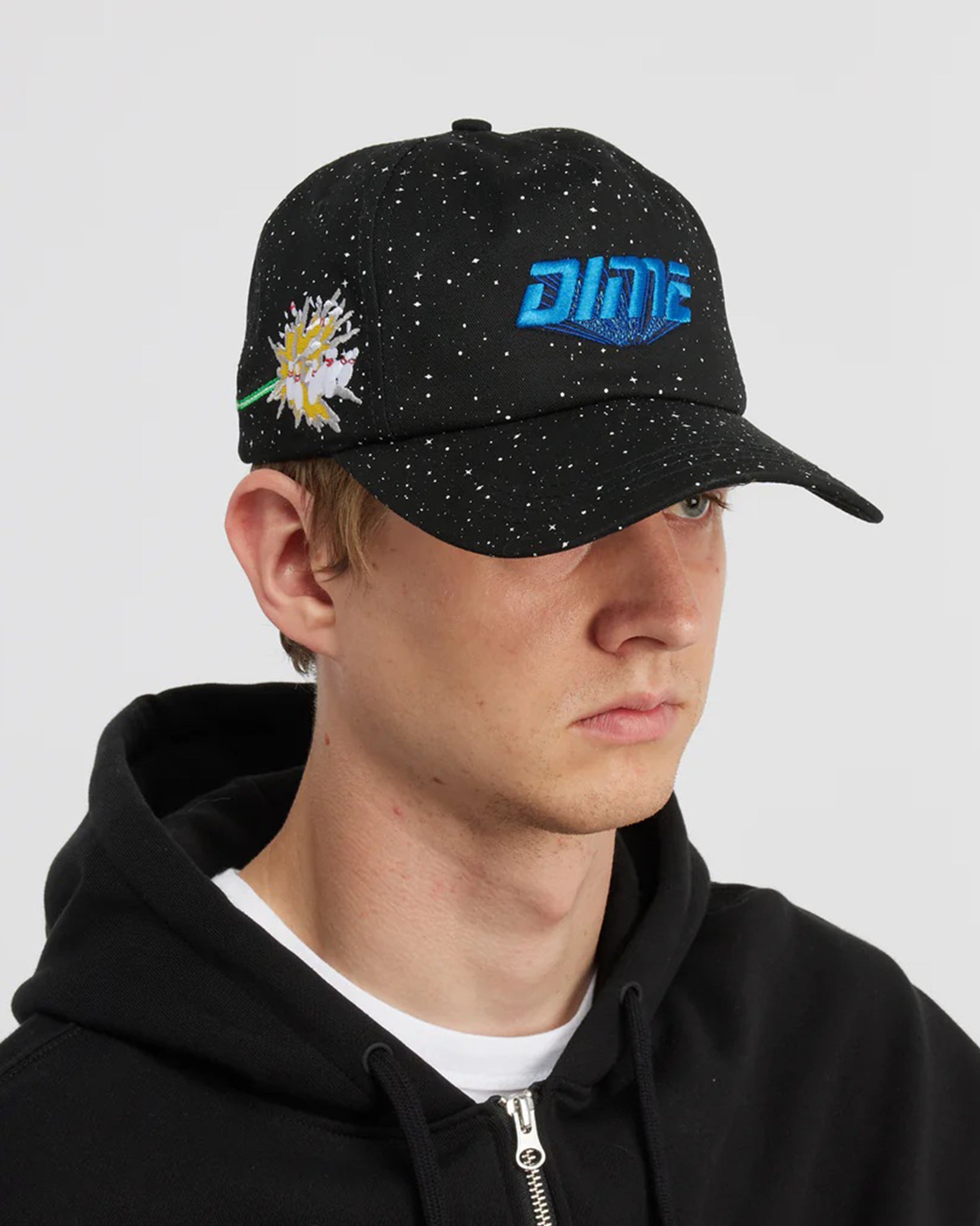 Dime MTL Space Turkey Worker Cap - Black