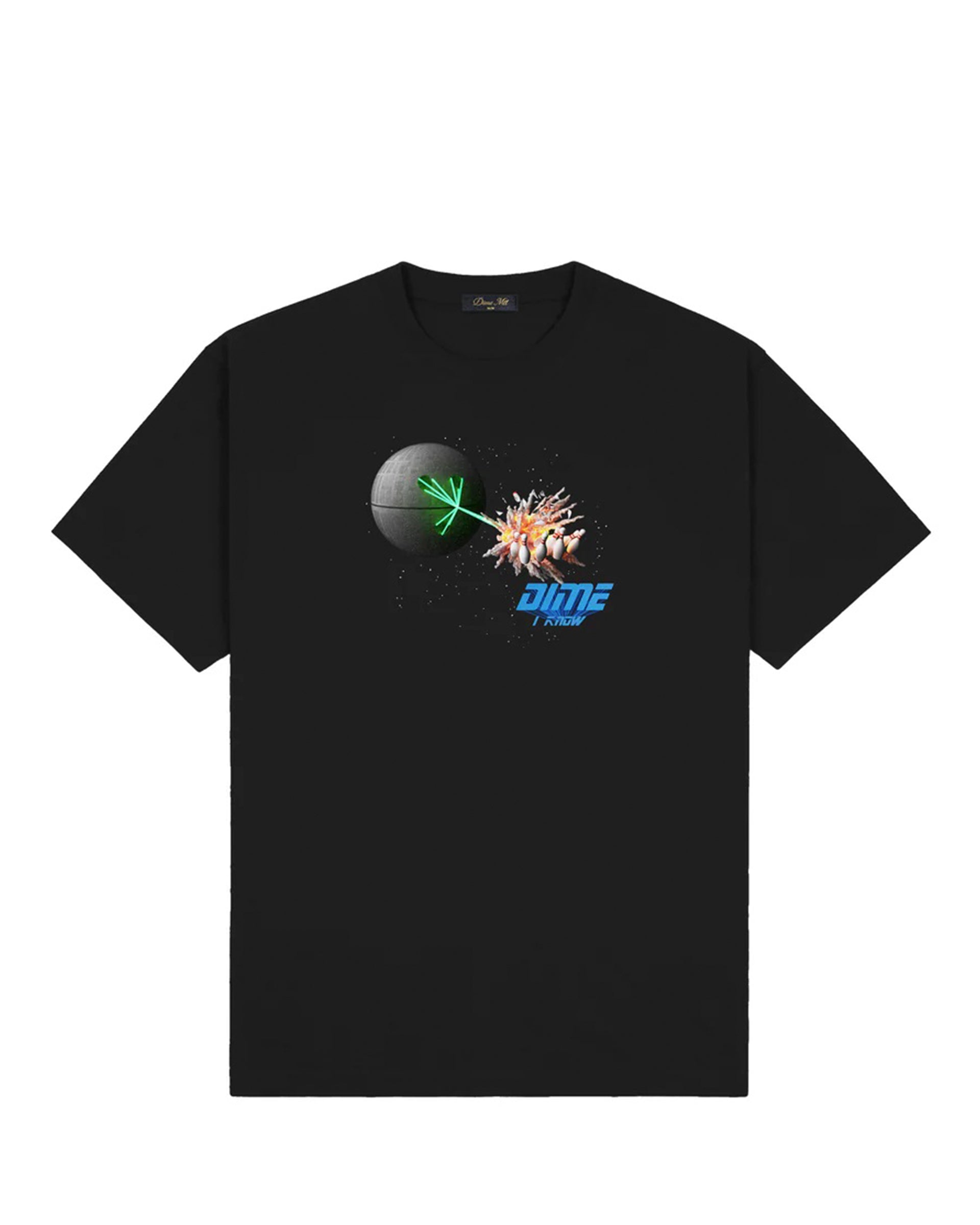 Dime MTL Space Turkey Short Sleeve T-Shirt - Black