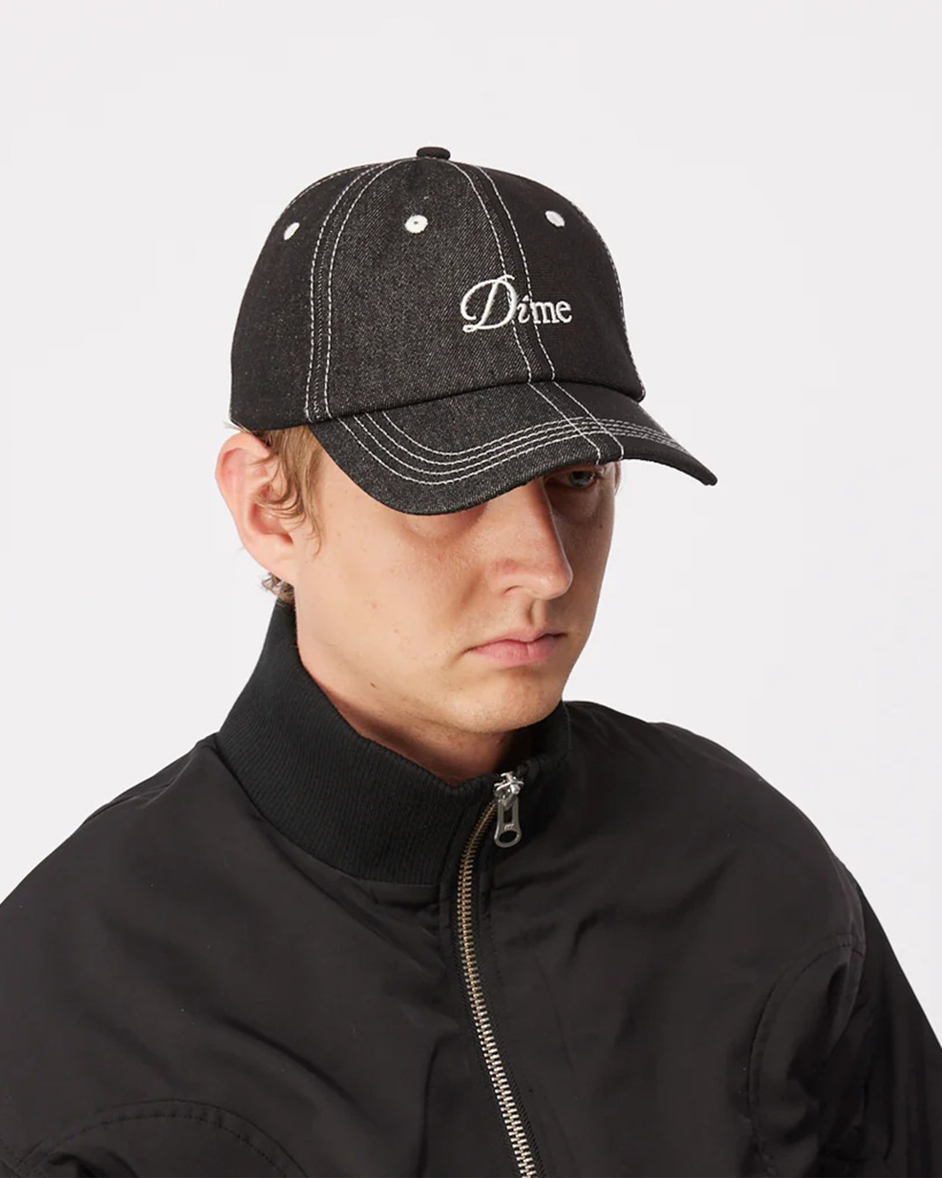 Dime MTL Split Low Pro Cap - Black