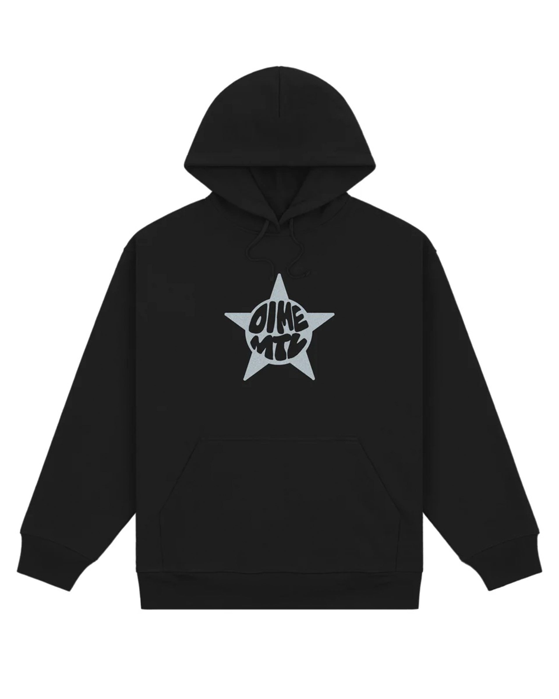 Dime MTL Star Pullover Hoodie - Black