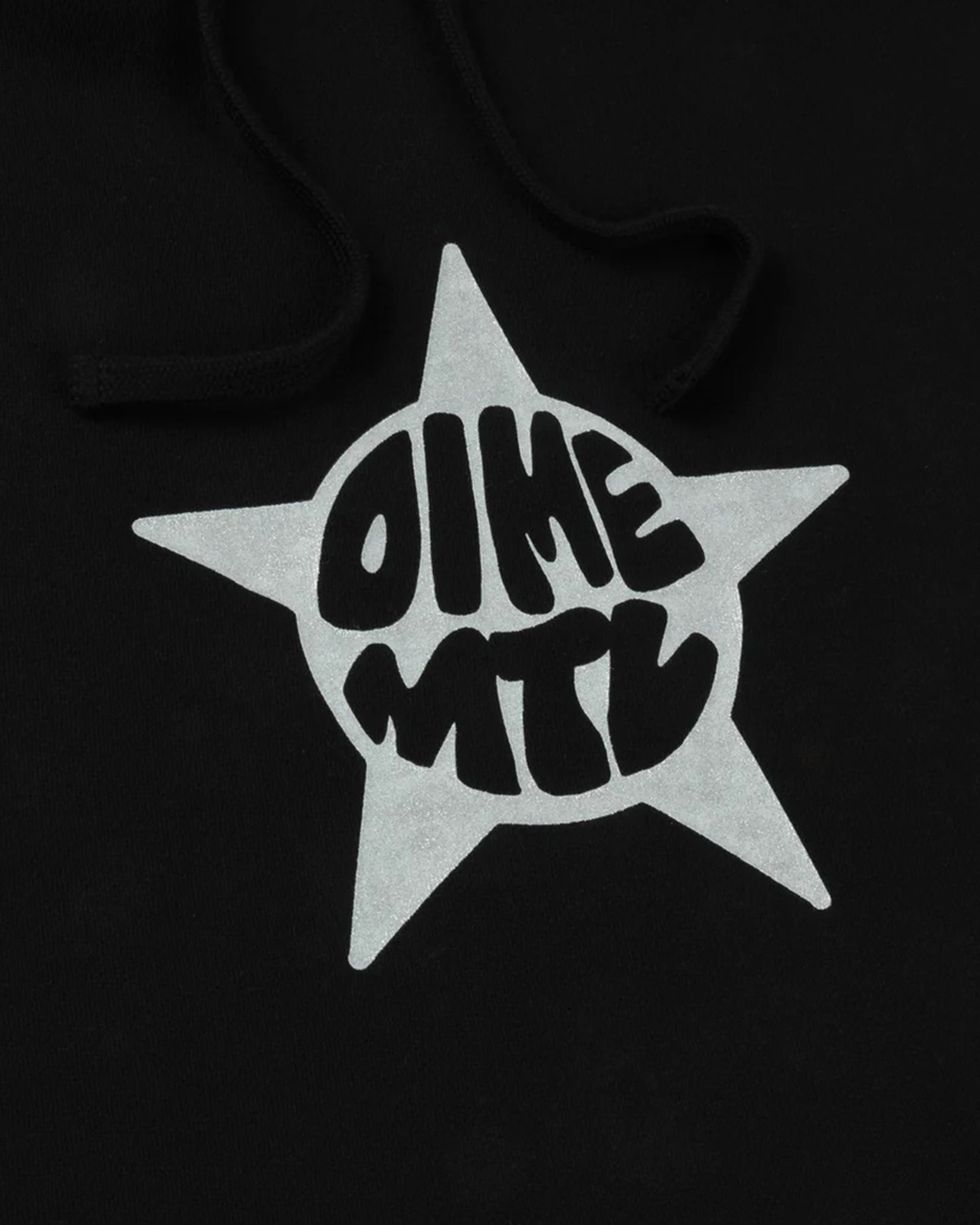 Dime MTL Star Pullover Hoodie - Black