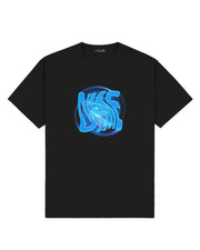 Dime MTL Vortex Short SLeeve T-Shirt - Black