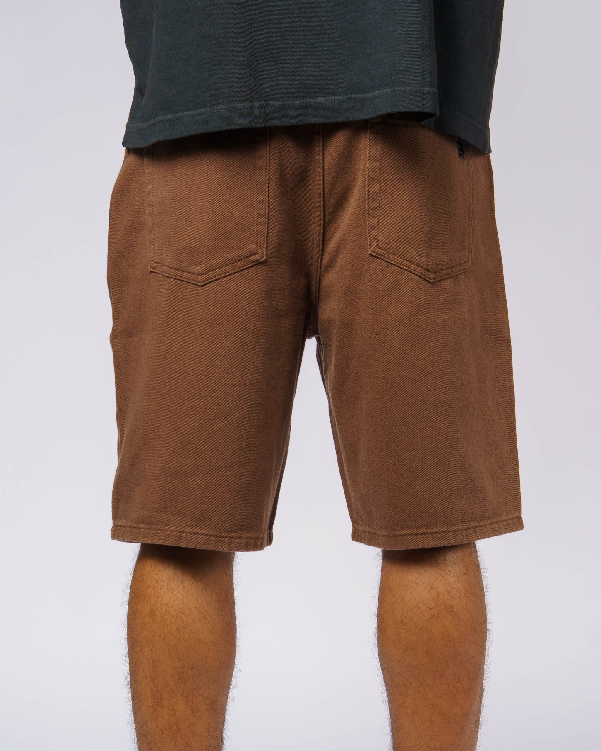 Revert Denim Shorts - Brown