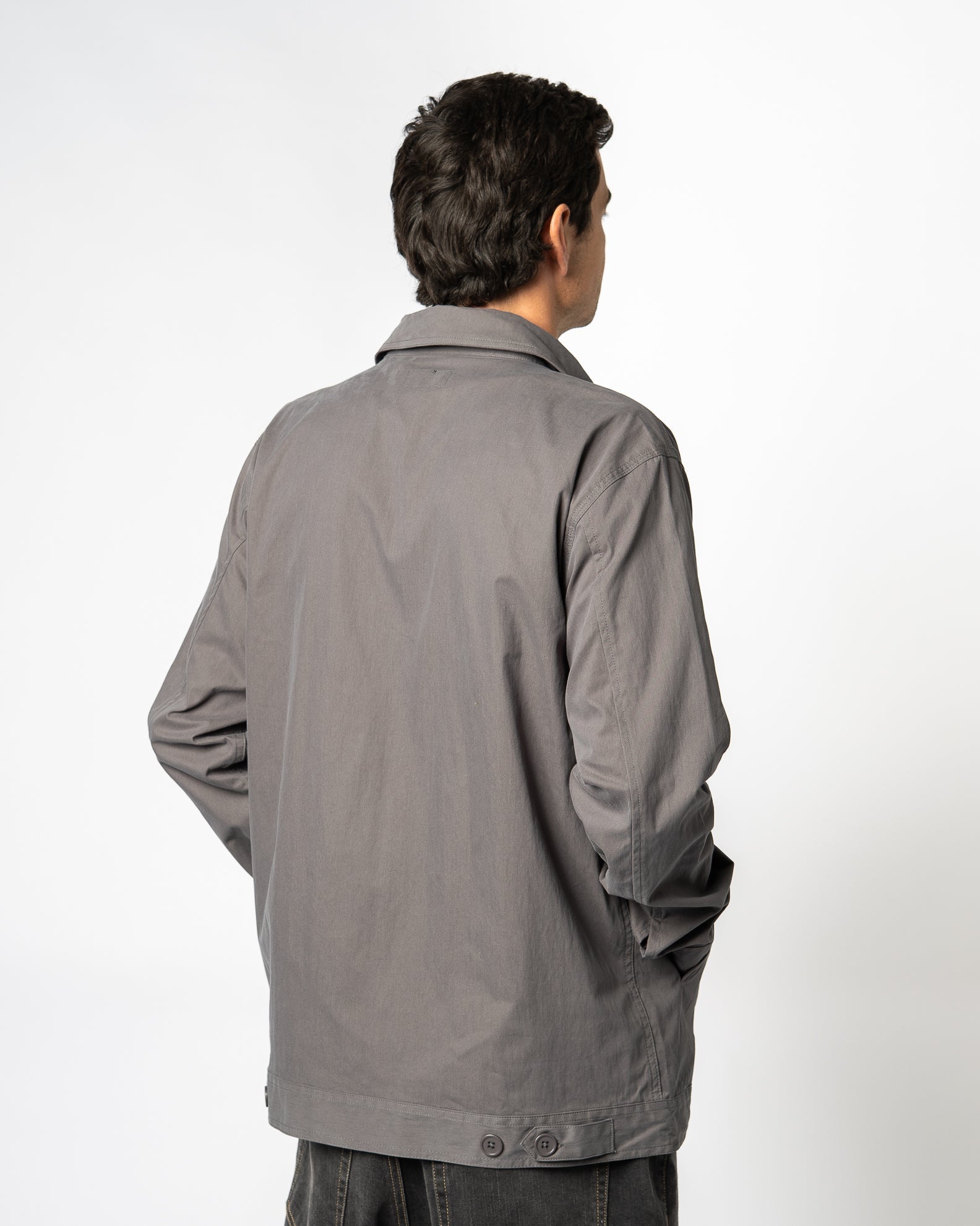 Dansby Zip-Up Jacket - Charcoal