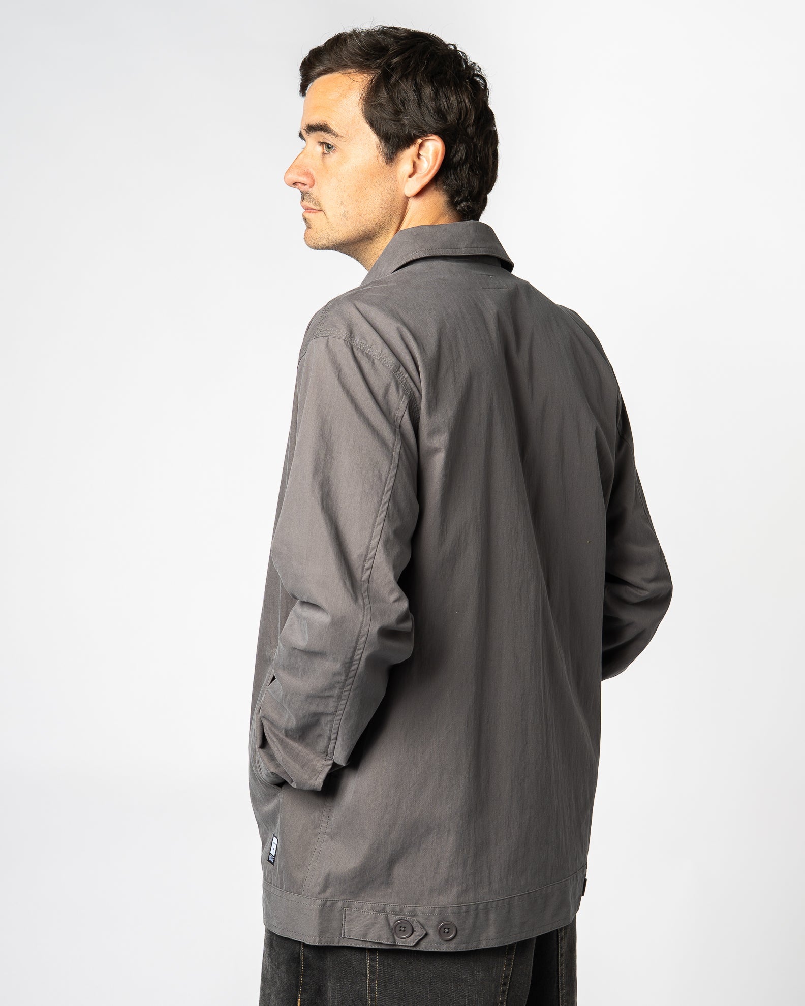 Dansby Zip-Up Jacket - Charcoal