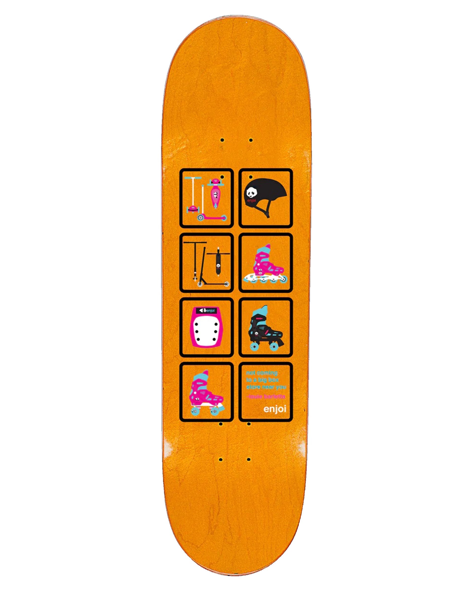 Enjoi Skateboards Big Box Roller Skates 8.25" Deck