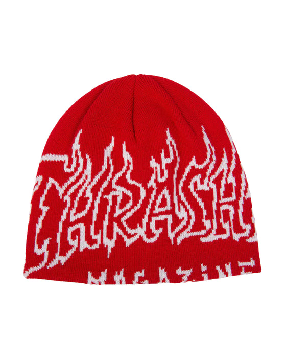 Thrasher Magazine Fire Outlined Skully