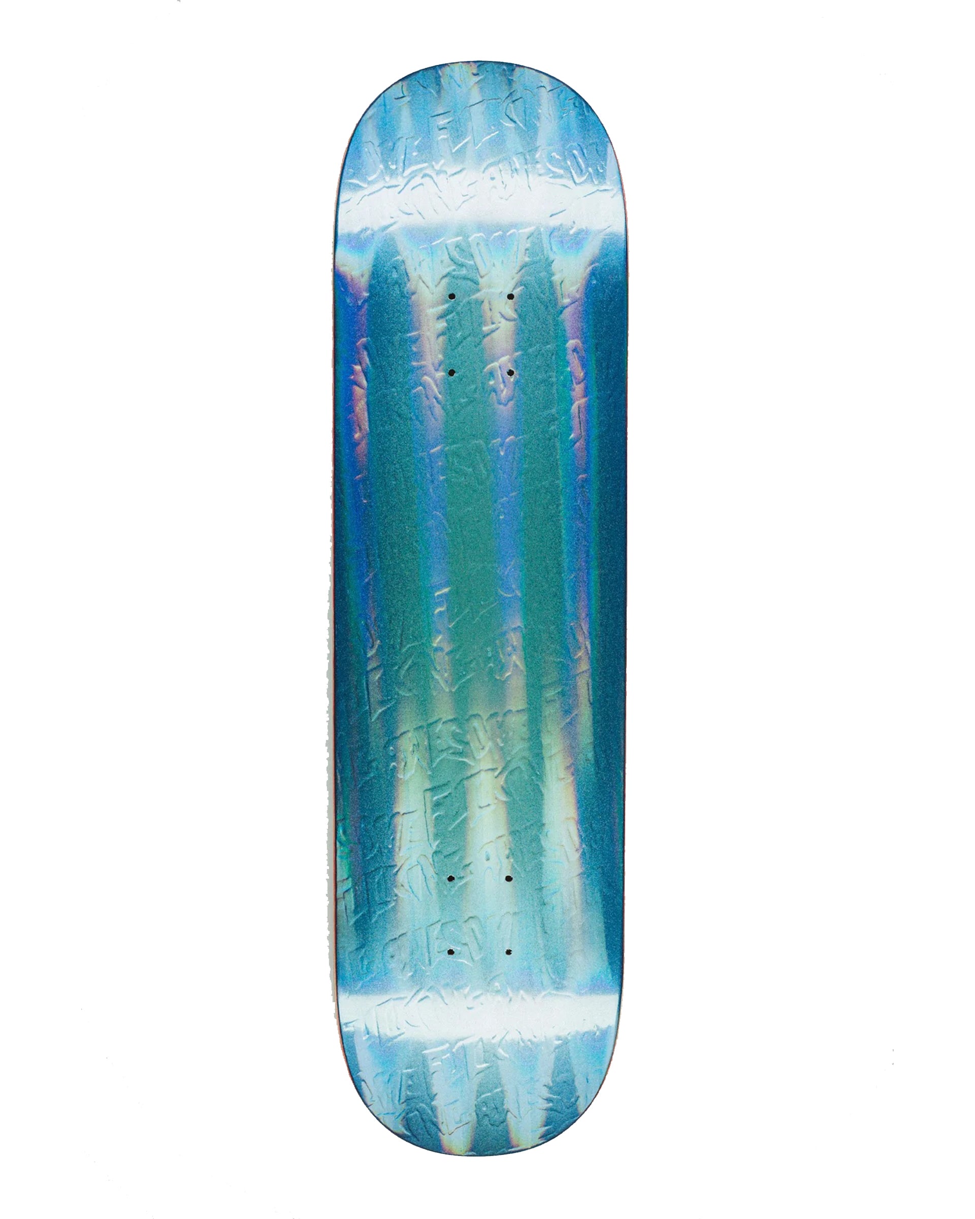 Fucking Awesome Gamma Ray Blue Embossed 8.5" Deck