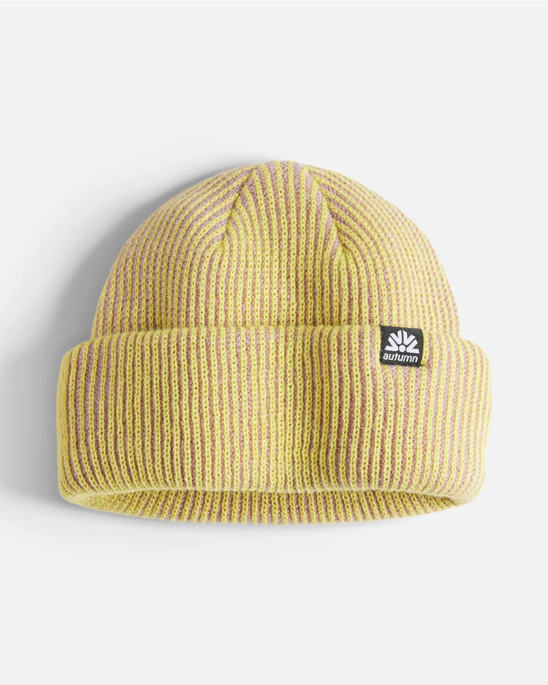 Autumn Cord Double Roll Beanie