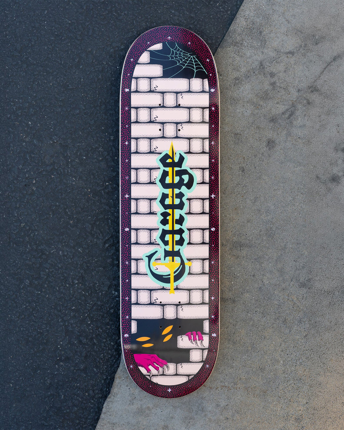 Garage Skate Shop B Shape Nat Veneer Skate Deck
