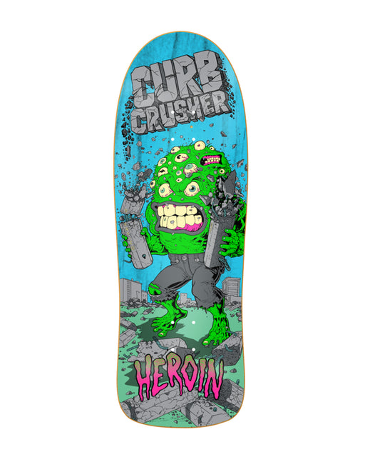 Heroin Skateboards Curb Crusher XL Barf 10.25" Deck