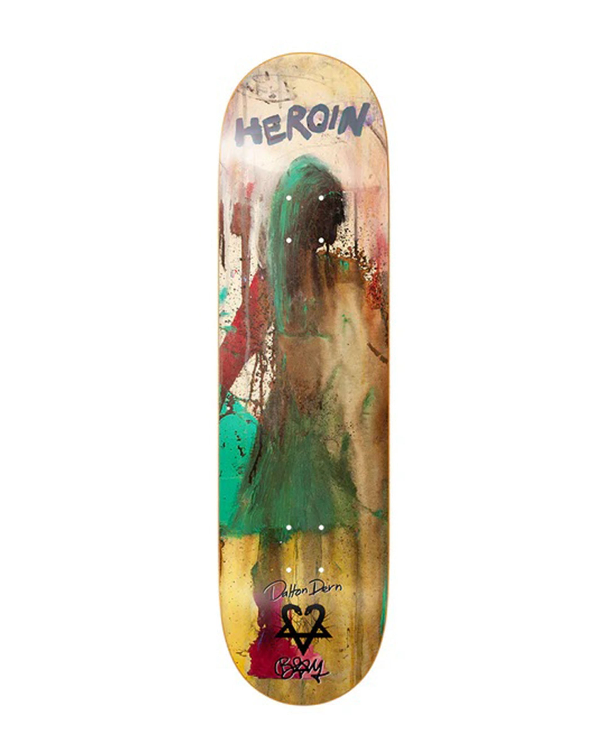 Heroin Skateboards Dalton Dern Bam Deck 8.3875"