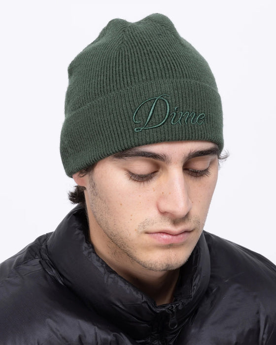 Dime Mtl. Cursive Wool Fold Beanie