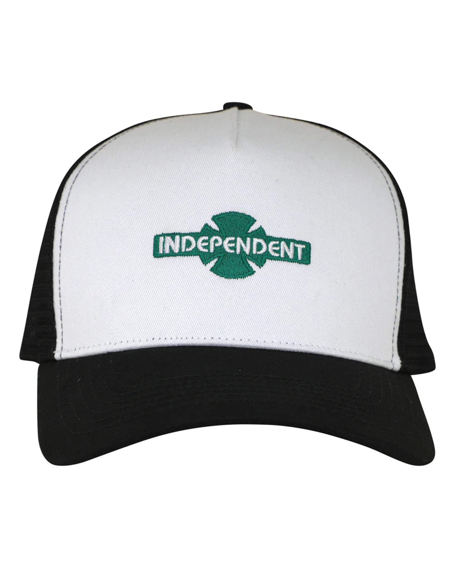Independent Truck Co OGBC Legacy Snapback Hat - White/Dark Green