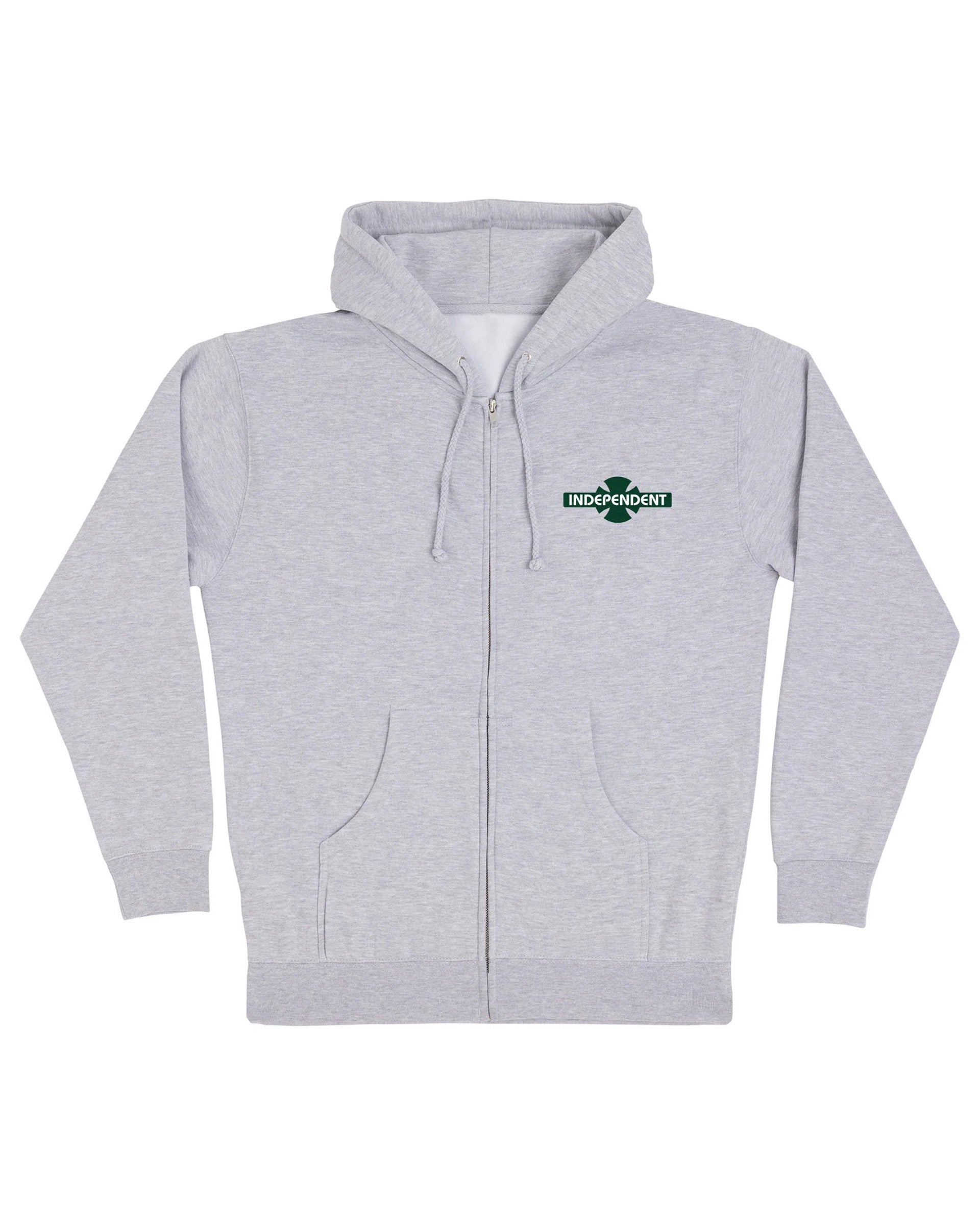Independent Truck Co OGBC Legacy Zip Hoodie - Heather Grey