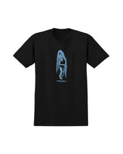 Krooked Lay Lying Short Sleeve T-Shirt - Black