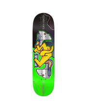 Krooked Bobby Worrest Neon Robot Slick Bottom Twin Tail 8.3" Deck