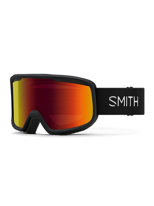 Smith Optics Frontier Snowboard Goggles (PS) - Black/ Red Sol-X Mirror 
