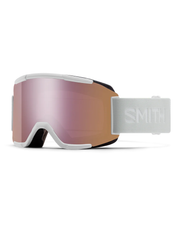 Squad Goggles - White Vapor/ ChromaPop Everyday Rose Gold Mirror
