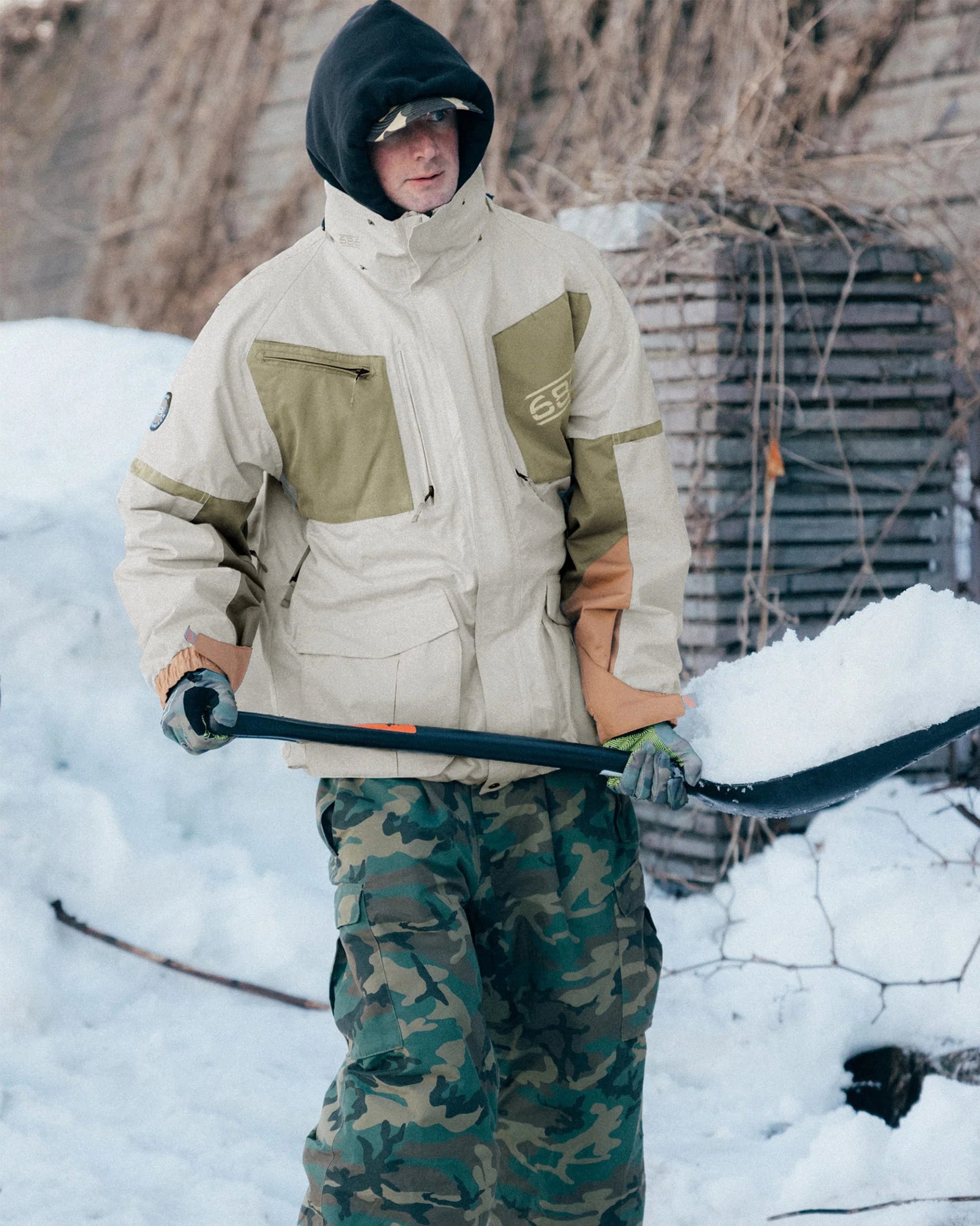 2001 Transfer Snow Jacket - Limestone Colorblock – Garage Skateshop