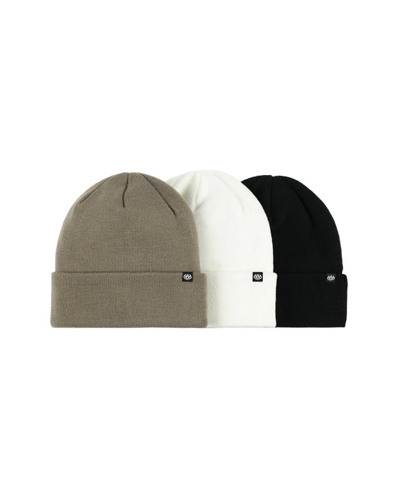 686 Standard Roll-Up Beanie 3-Pack