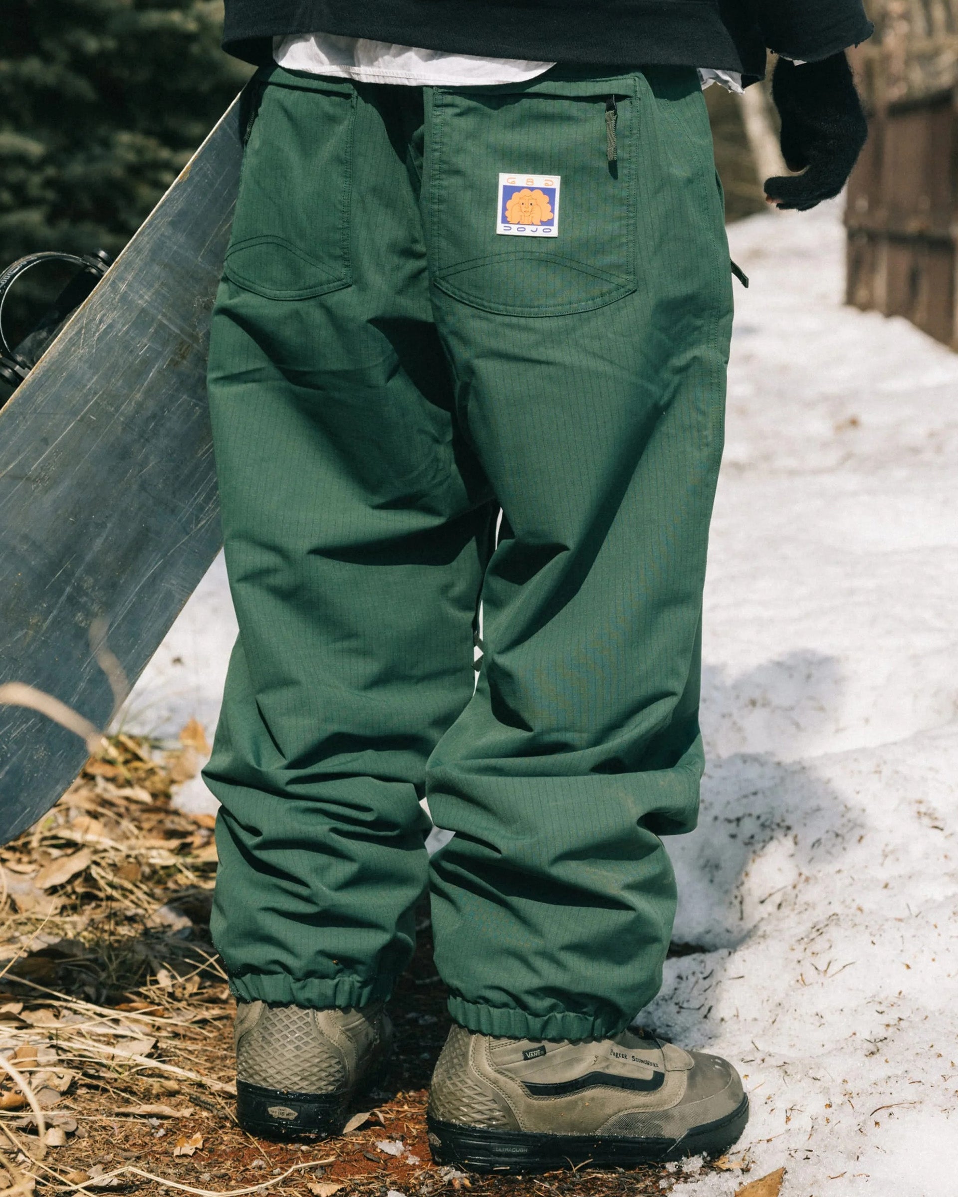 Dojo Pants - Moss Green Ripstop – Garage Skateshop