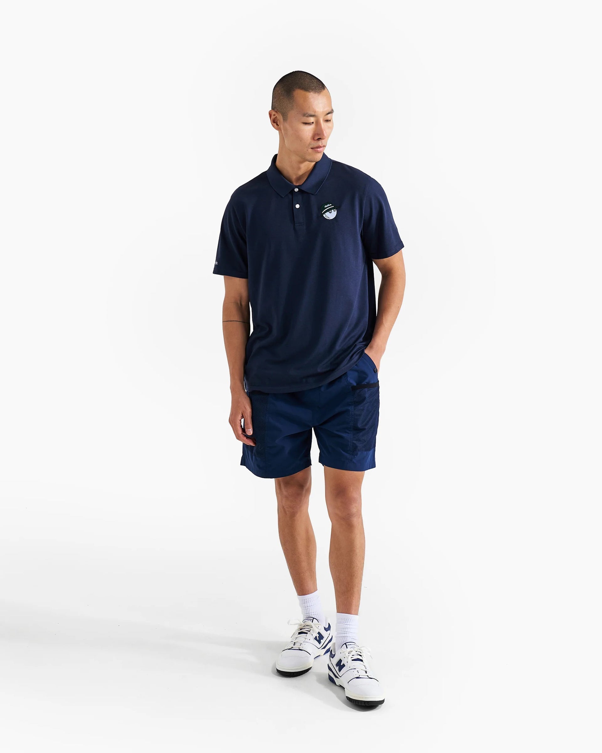 Malbon Cooper Core Polo - Navy