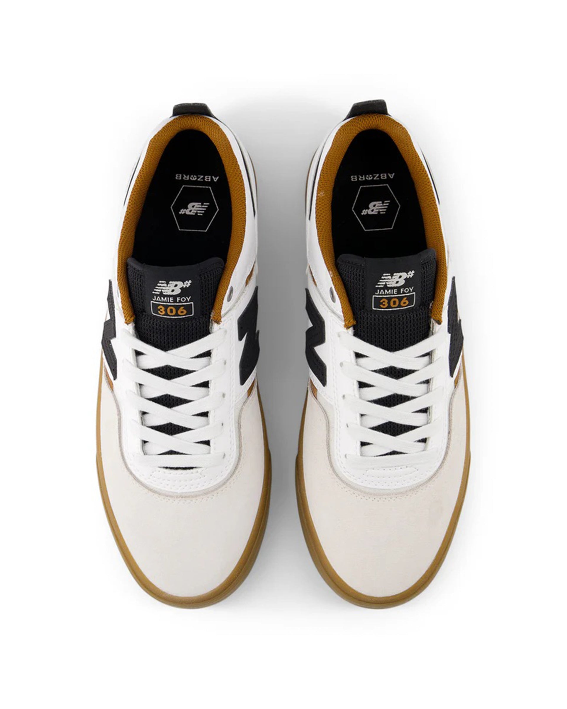 New Balance NB Numeric Jamie Foy 306 Shoe - Sea Salt/Gum