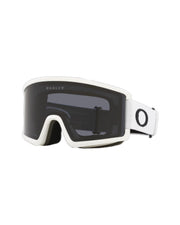 Oakley Target Line L Snow Goggles - Dark Grey Lenses/Matte White Strap (Large)