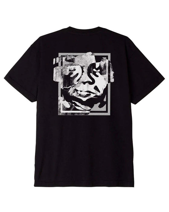 Torn Icon Face Organic S/S T-Shirt