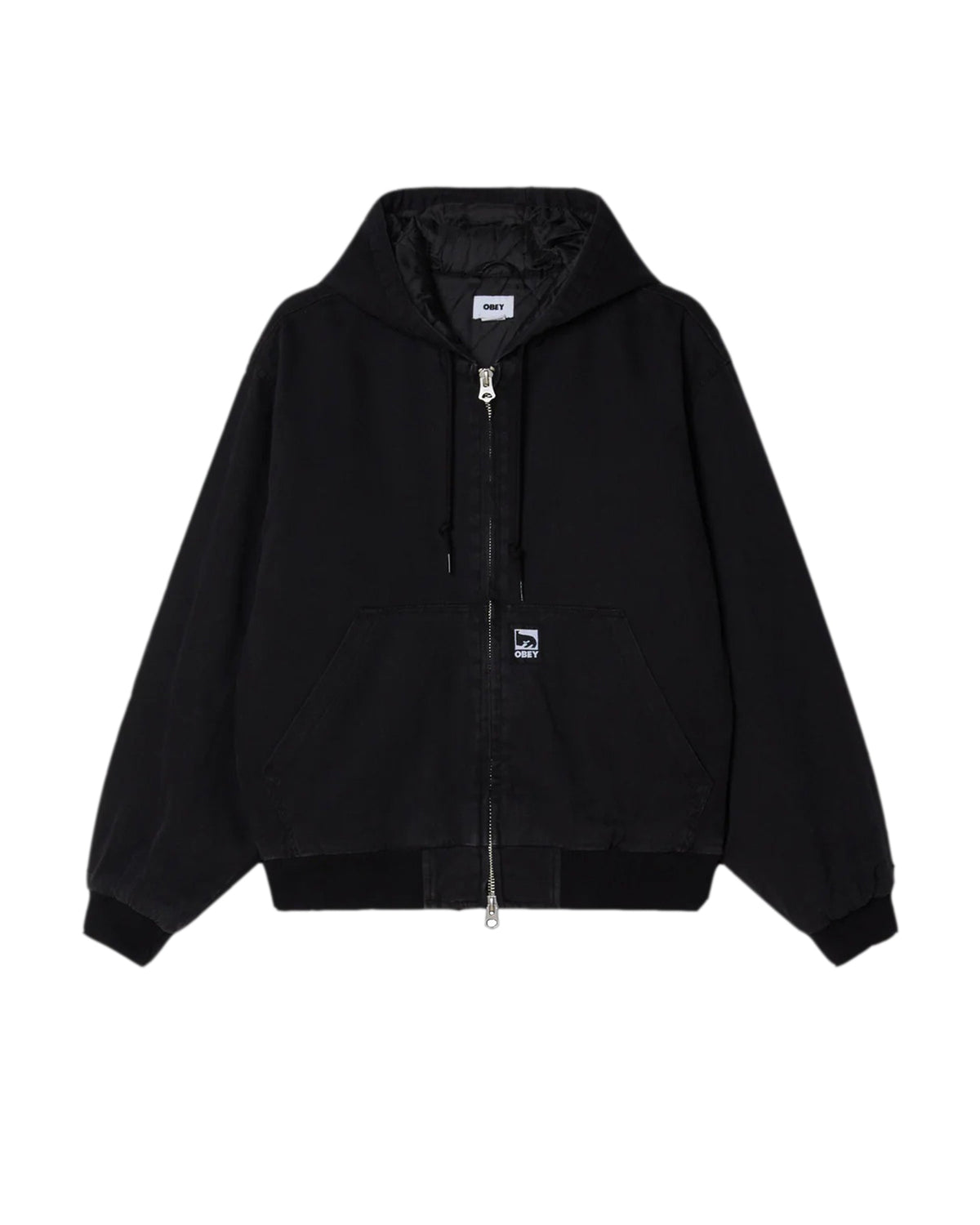 Obey Randy Zip-Up Hoodie - Black