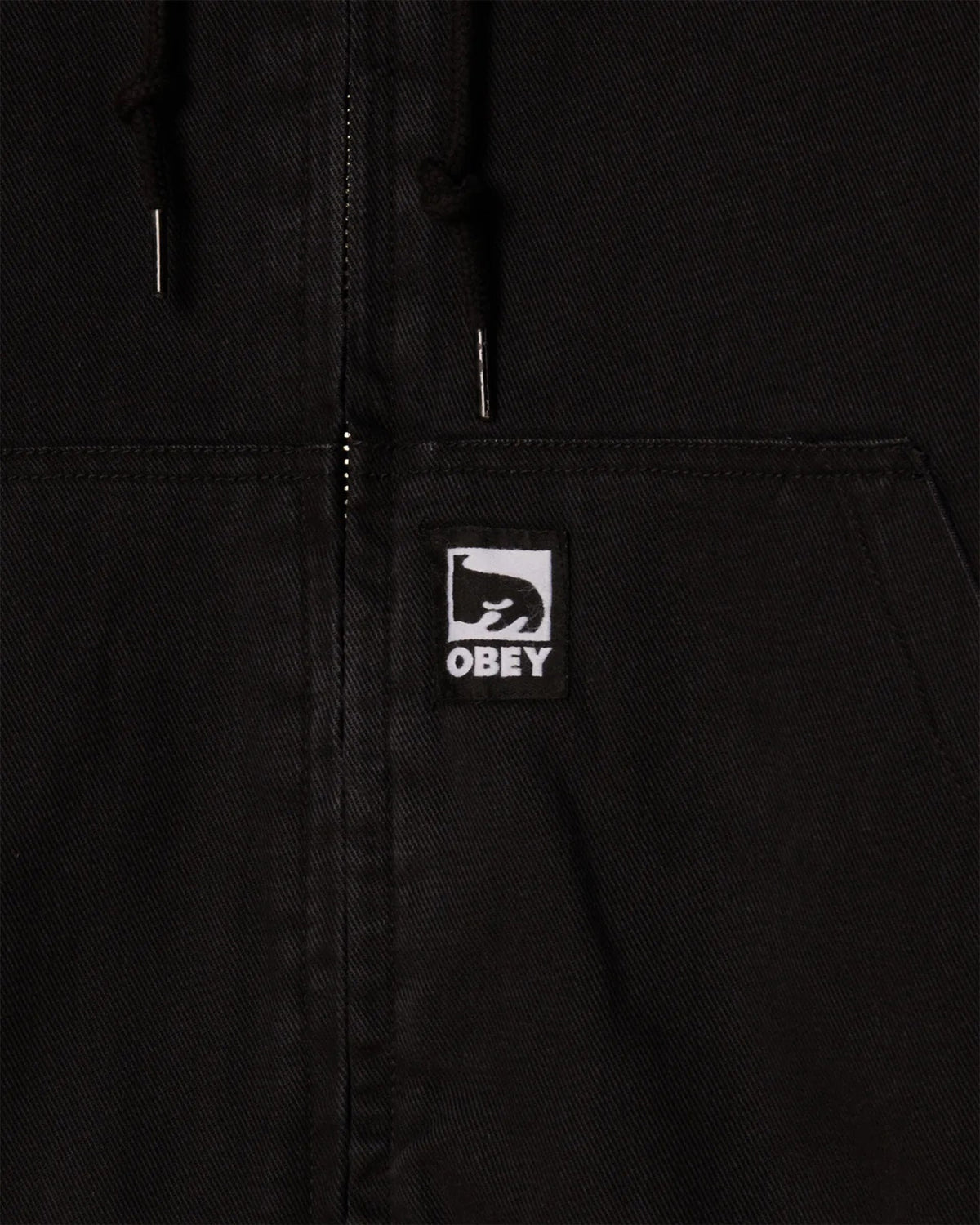 Obey Randy Zip-Up Hoodie - Black