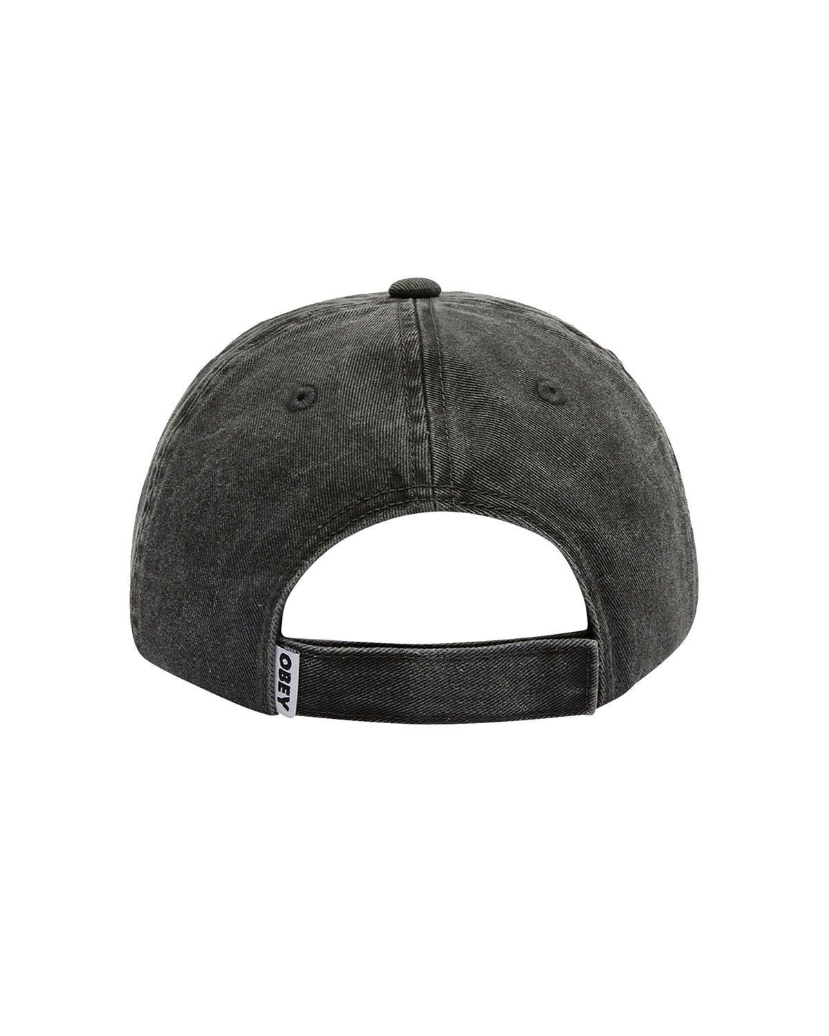 Obey Pigment Obey Records 6 Panel Hat - Black