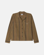 Obey Willard Long Sleeve Shirt - Irish Cream/Multi