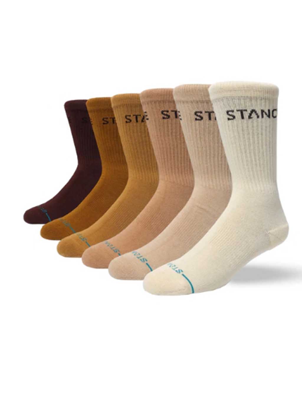 Stance Origin 6 Pack Crew Socks