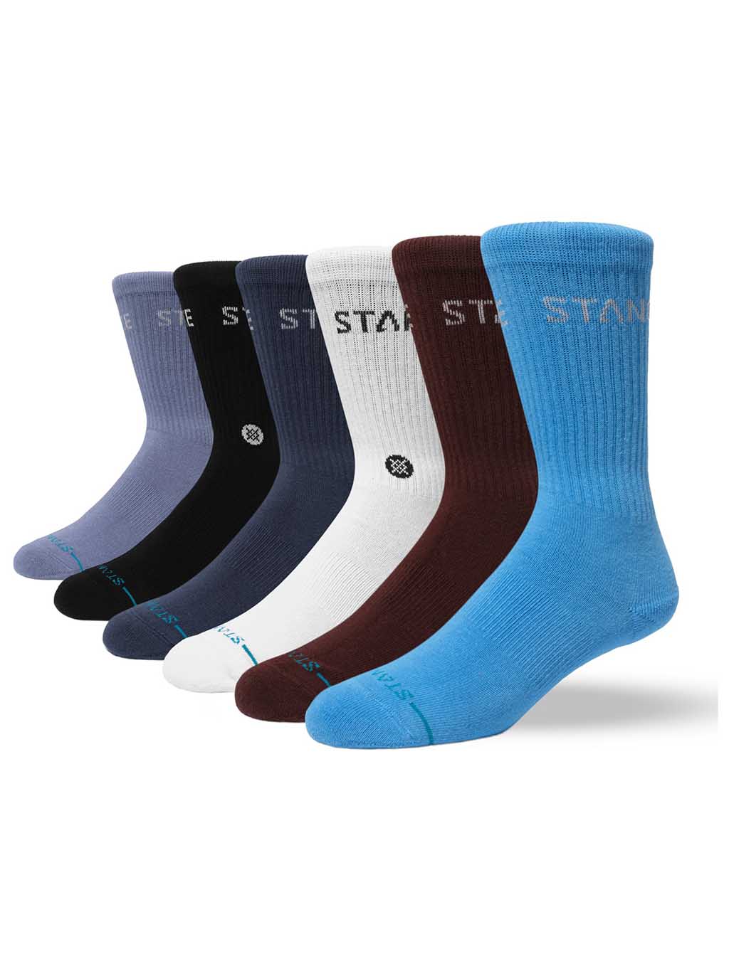 Stance Origin 6 Pack Crew Socks