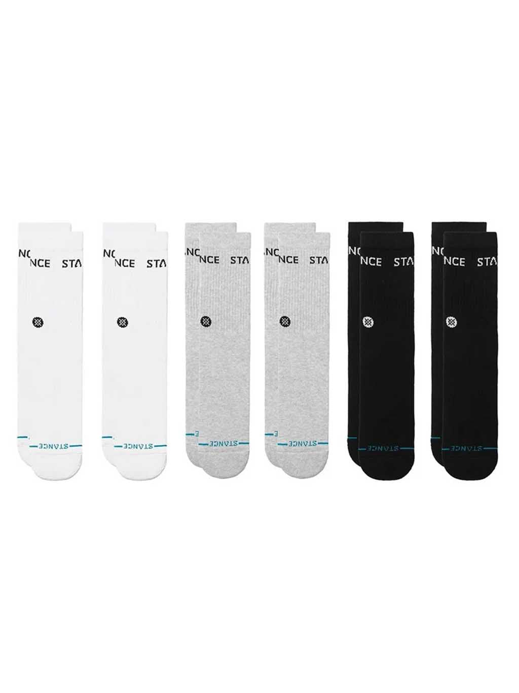 Stance Origin 6 Pack Crew Socks
