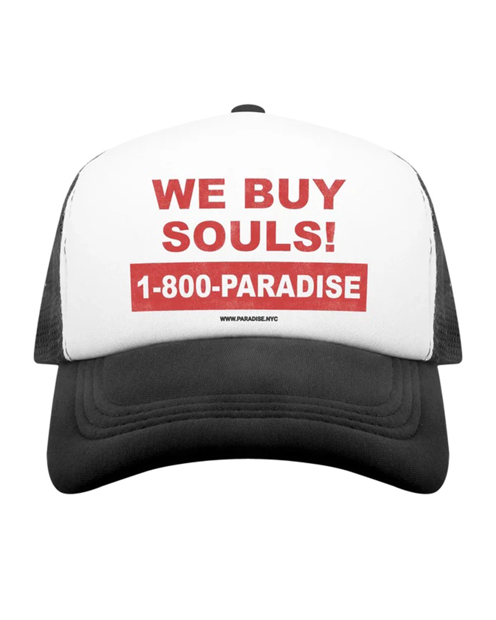 Paradise NYC We Buy Souls Trucker Hat - Black