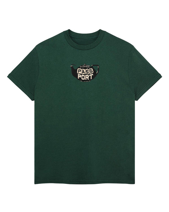 Pass~Port Skateboards Tea Pot Embroidery S/S T-Shirt 