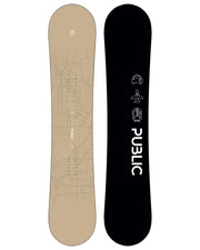 Public Snowboards General Public Snowboard 154cm (Wide)