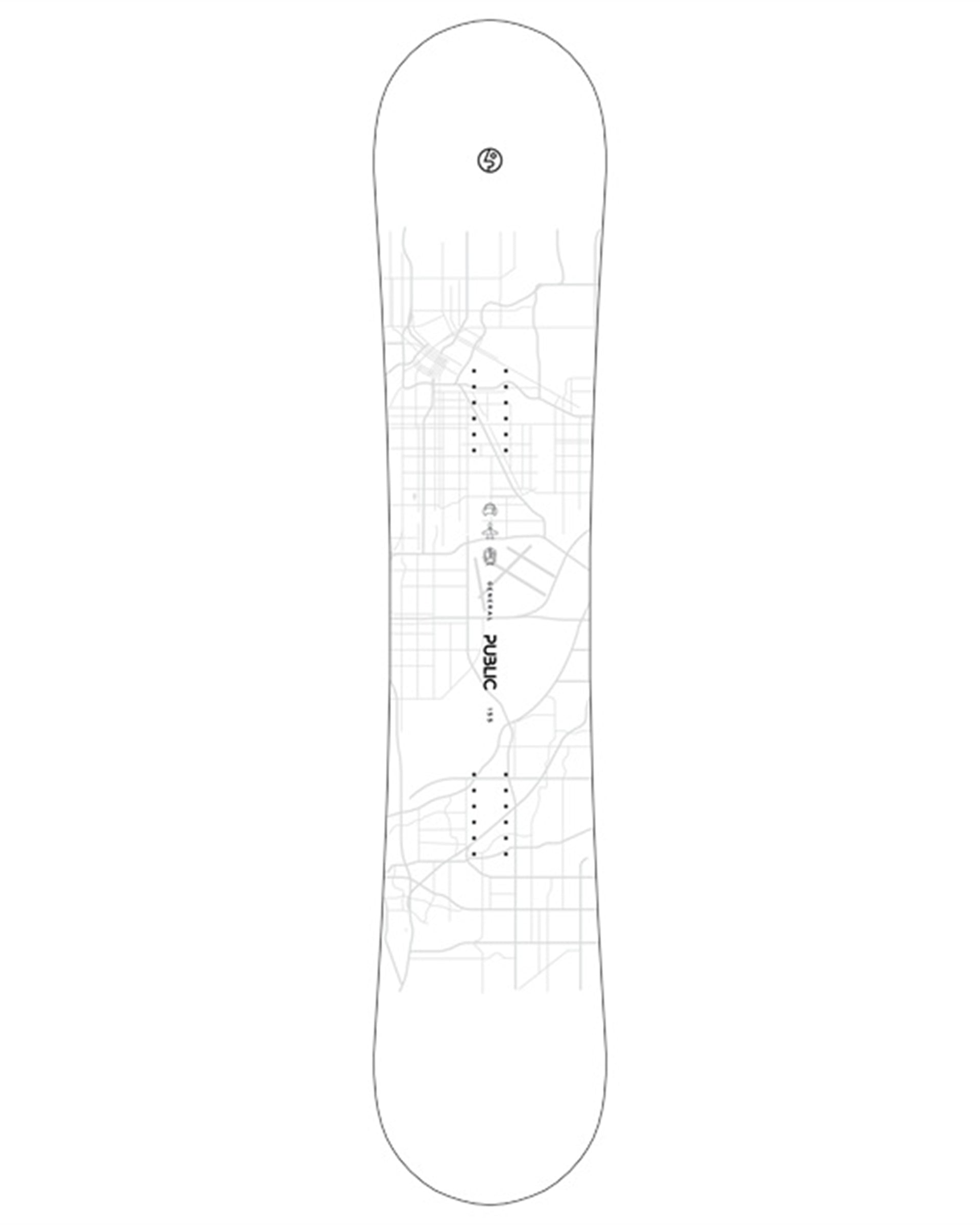 Public Snowboards General Public Snowboard 155cm