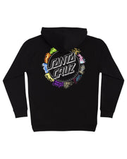 Pokémon Power Dot Pullover Hooded Midweight Sweatshirt - Black