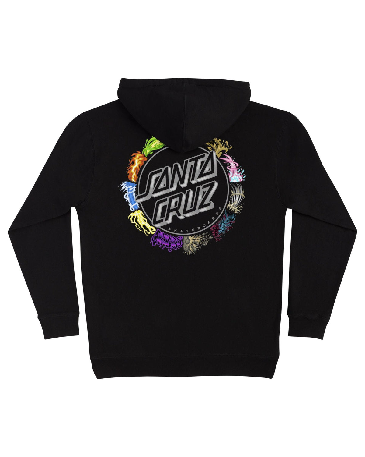 Pokémon Power Dot Pullover Hooded Midweight Sweatshirt - Black