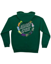 Santa Cruz x Pokémon Power Dot Pullover Hooded Midweight Sweatshirt - Forest