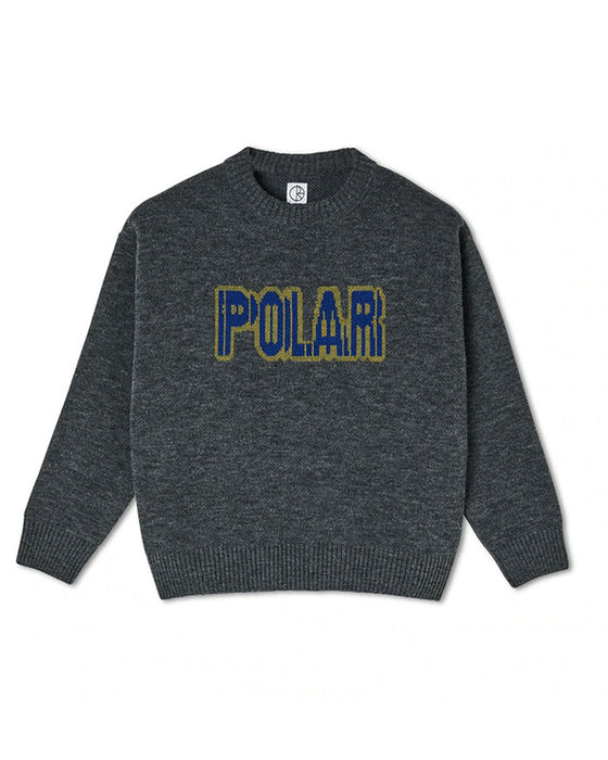Polar Skate Co. Earthquake Logo Knit Sweater