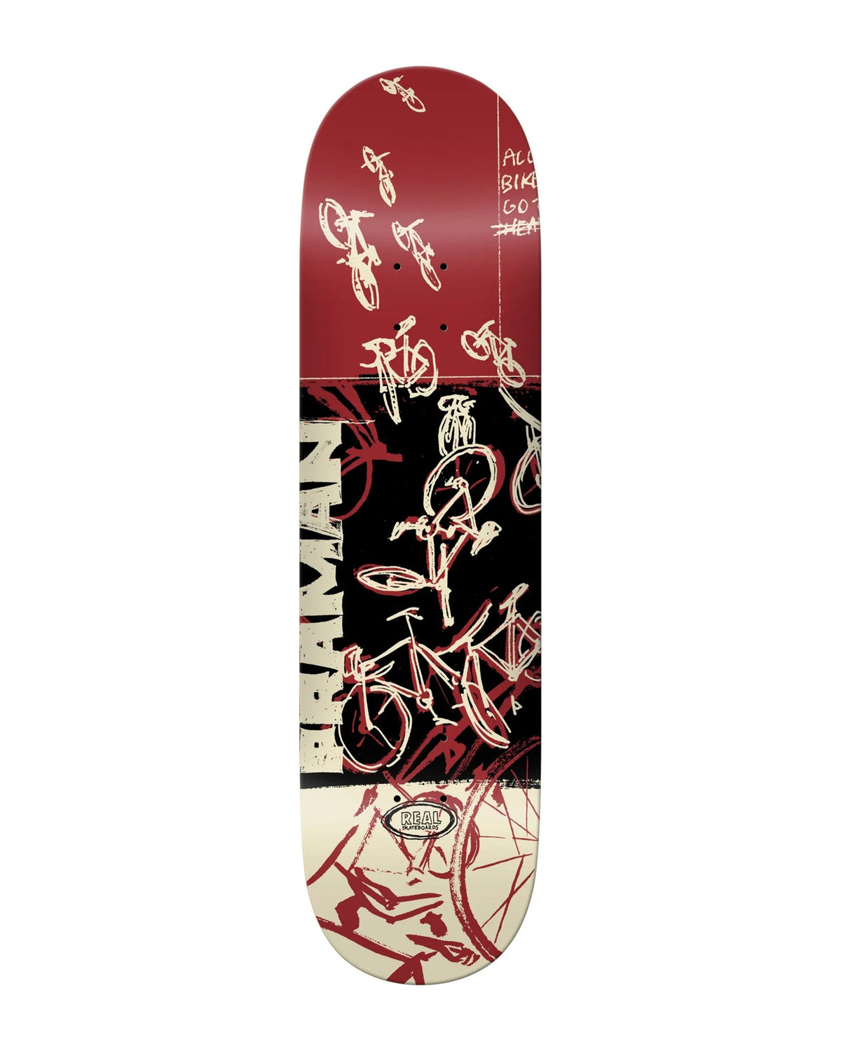 REAL Patrick Praman Bike Purgatory 8.25" Deck