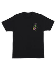 Santa Cruz Stranger Things Demogorgon Dot Short Sleeve T-Shirt - Black