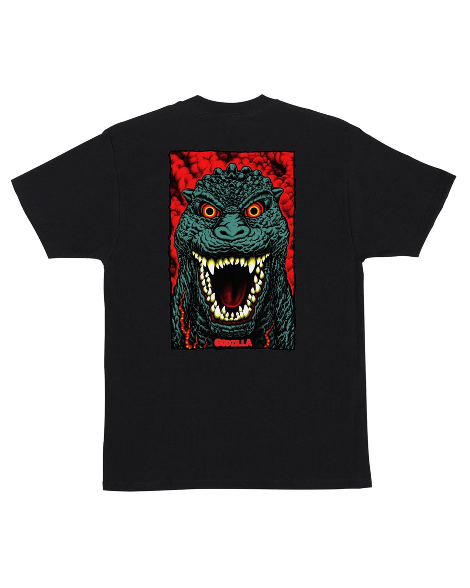 Santa Cruz Men's Godzilla Destroyer Stripes Short Sleeve Tee